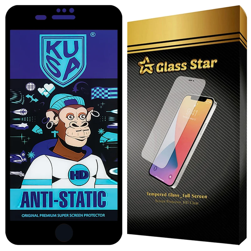 محافظ صفحه نمایش گلس استار مدل KUAG مناسب برای گوشی موبایل اپل iPhone 7 Plus / iPhone 8 Plus 