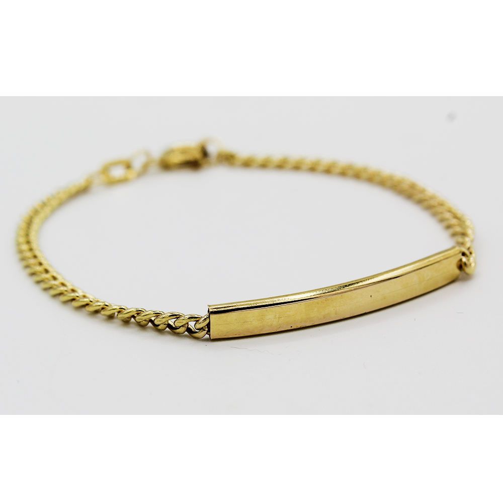 دستبند طلا 18 عیار دخترانه رزالیا مدل Diond-BRG-3 -  - 3