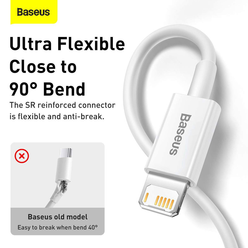 قیمت و خرید کابل تبدیل USB به لایتنینگ باسئوس مدل CALYS-C02 طول 2 متر