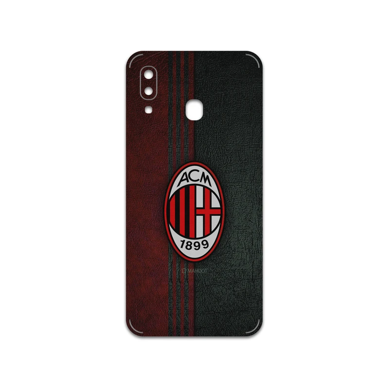 برچسب پوششی ماهوت مدل AC-Milan-FC مناسب برای گوشی موبایل سامسونگ Galaxy A20