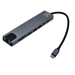 هاب 8 پورت USB-C اسکای ویژن مدل SK-8IN1