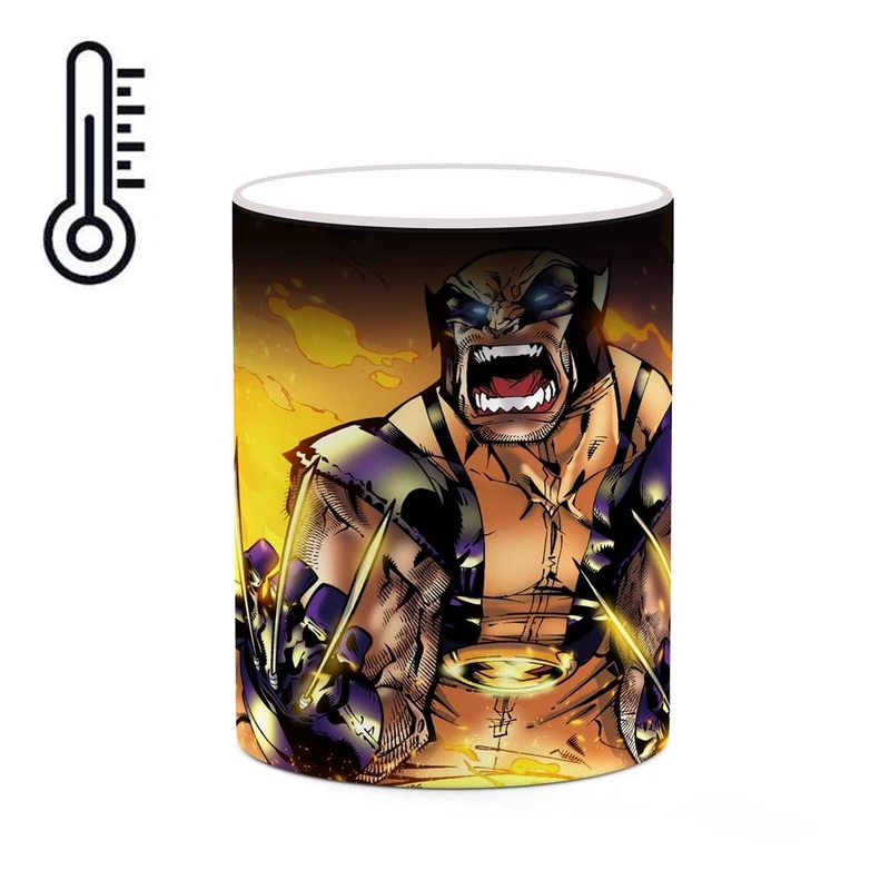 ماگ حرارتی کاکتی مدل ولوورین Wolverine کد mgh40330