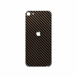 MAHOOT Glossy-Brown-Fiber Cover Sticker for Apple iPod touch 6th generation