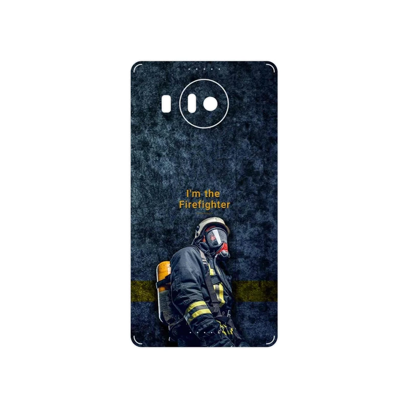 برچسب پوششی ماهوت مدل Firefighter مناسب برای گوشی موبایل مایکروسافت Lumia 950 XL