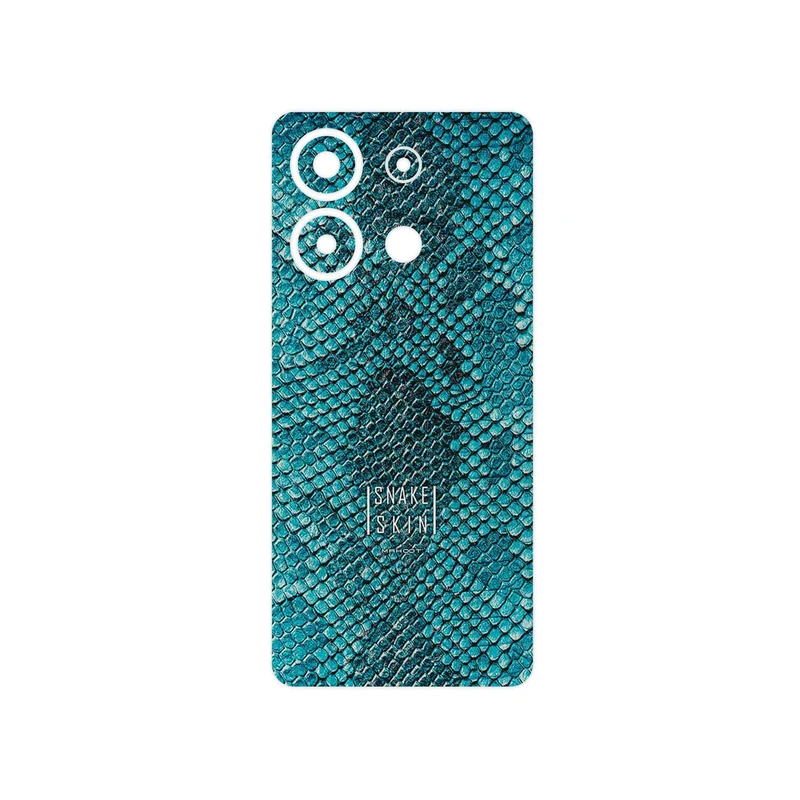 برچسب پوششی ماهوت مدل Blue Snake Skin مناسب برای گوشی موبایل شیائومی Redmi Note 13 4G