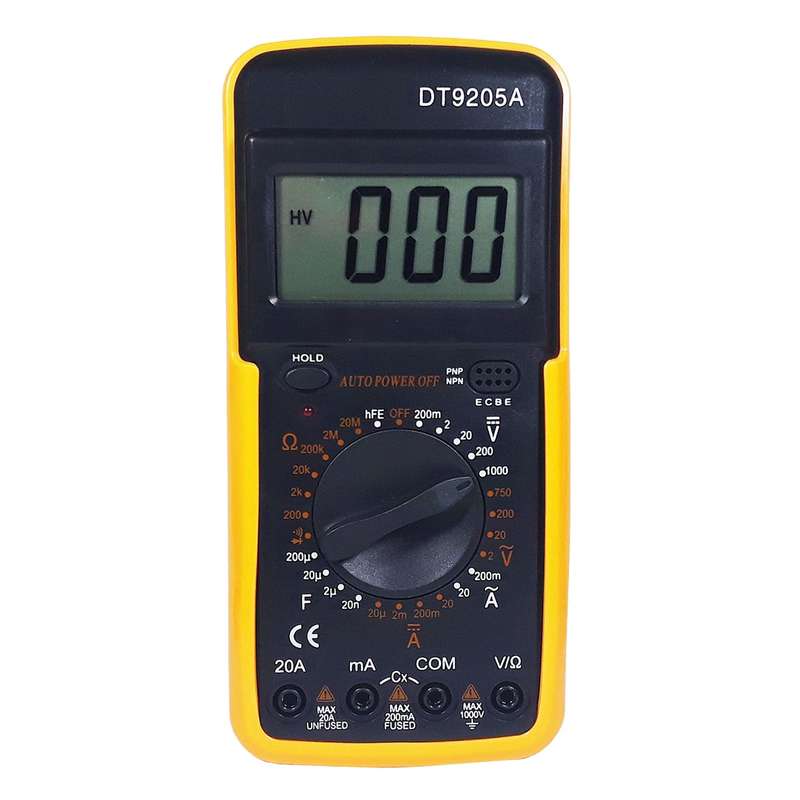مولتی متر دیجیتال مدل 9205A کد T1106 مولتی متر دیجیتال مدل 9205A کد T1106