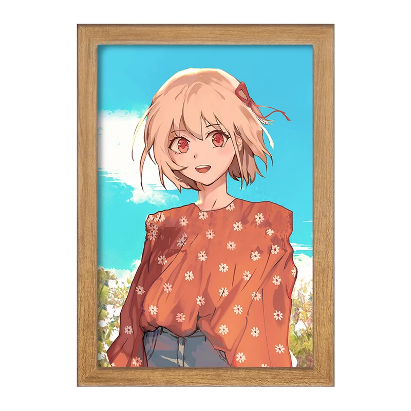 تابلو خندالو مدل چیساتو انیمه لیکوریس ریکویل Lycoris Recoil  کد 23026