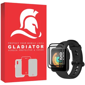 محافظ صفحه نمایش گلادیاتور مدل GWP2000 مناسب برای ساعت هوشمند شیائومی Mi Watch Lite بسته دو عددی