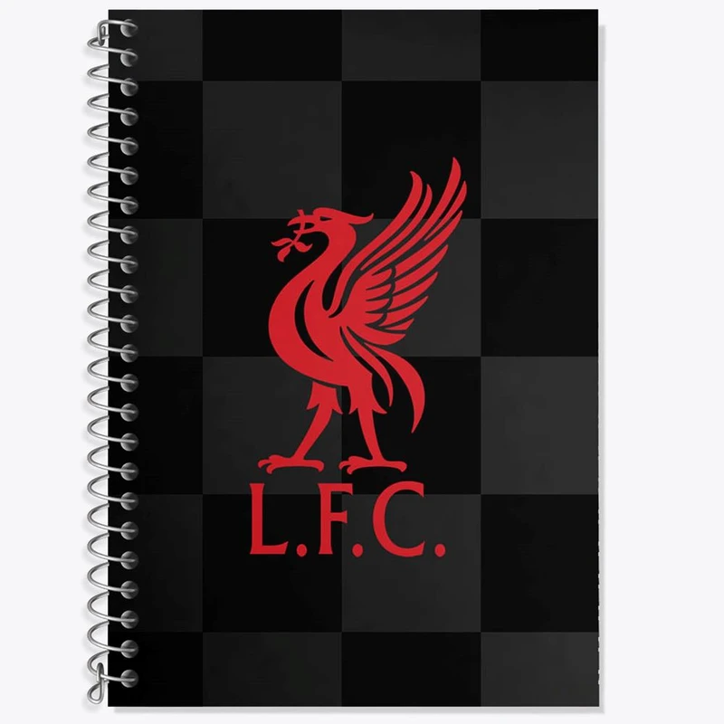 دفتر زبان 50 برگ خندالو مدل سه خط طرح باشگاه لیورپول کد 26986
