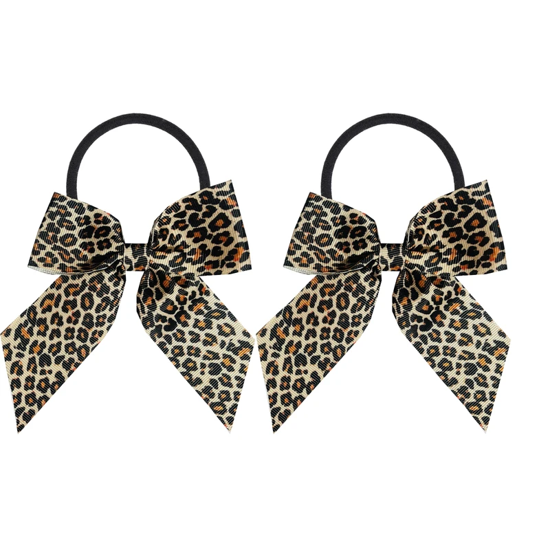 کش مو زنانه مدل دلینا طرح پلنگی کد 378 بسته 2 عددی