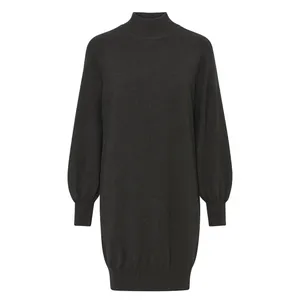 پیراهن بافتنی یقه اسکی زنانه مدل 21141