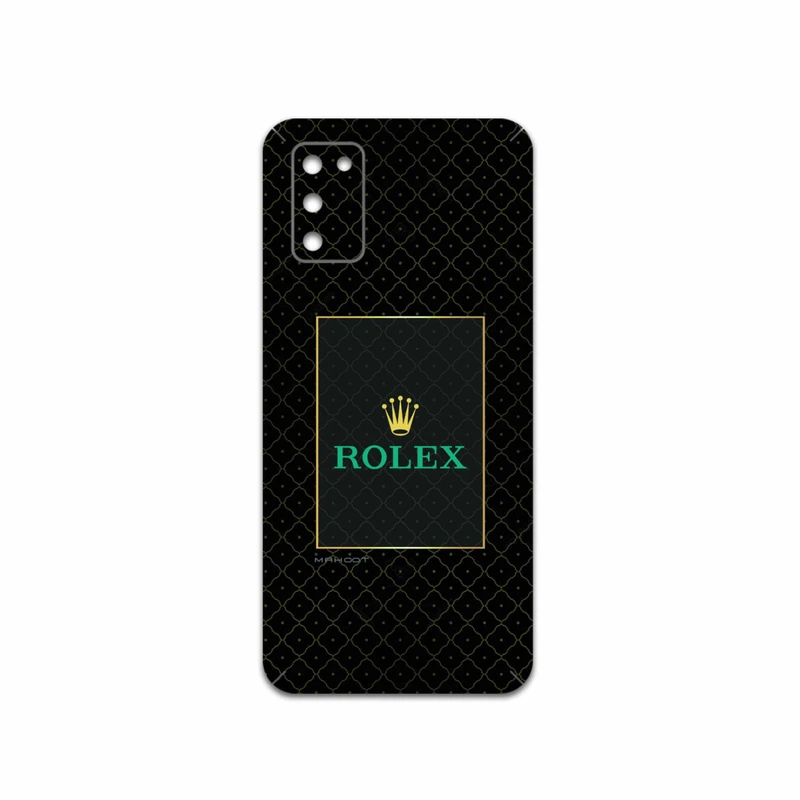 برچسب پوششی ماهوت مدل Rolex-Logo مناسب برای گوشی موبایل سامسونگ Galaxy A03S