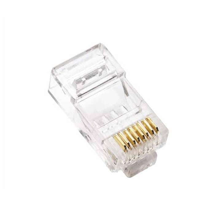 سوکت شبکه CAT6 RJ45 امپ مدل KSG-10 بسته 10 عددی سوکت شبکه CAT6 RJ45 امپ مدل KSG-10 بسته 10 عددی