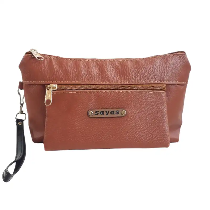 کیف لوازم آرایش زنانه مدل دوجیب