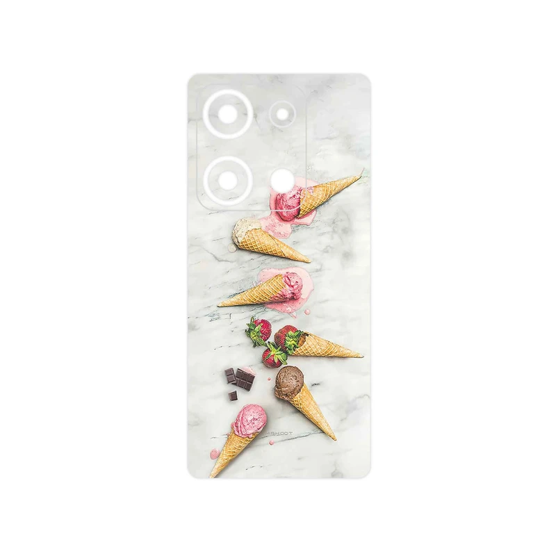 برچسب پوششی ماهوت مدل Funnel_ice_cream مناسب برای گوشی موبایل شیائومی Redmi Note 14S