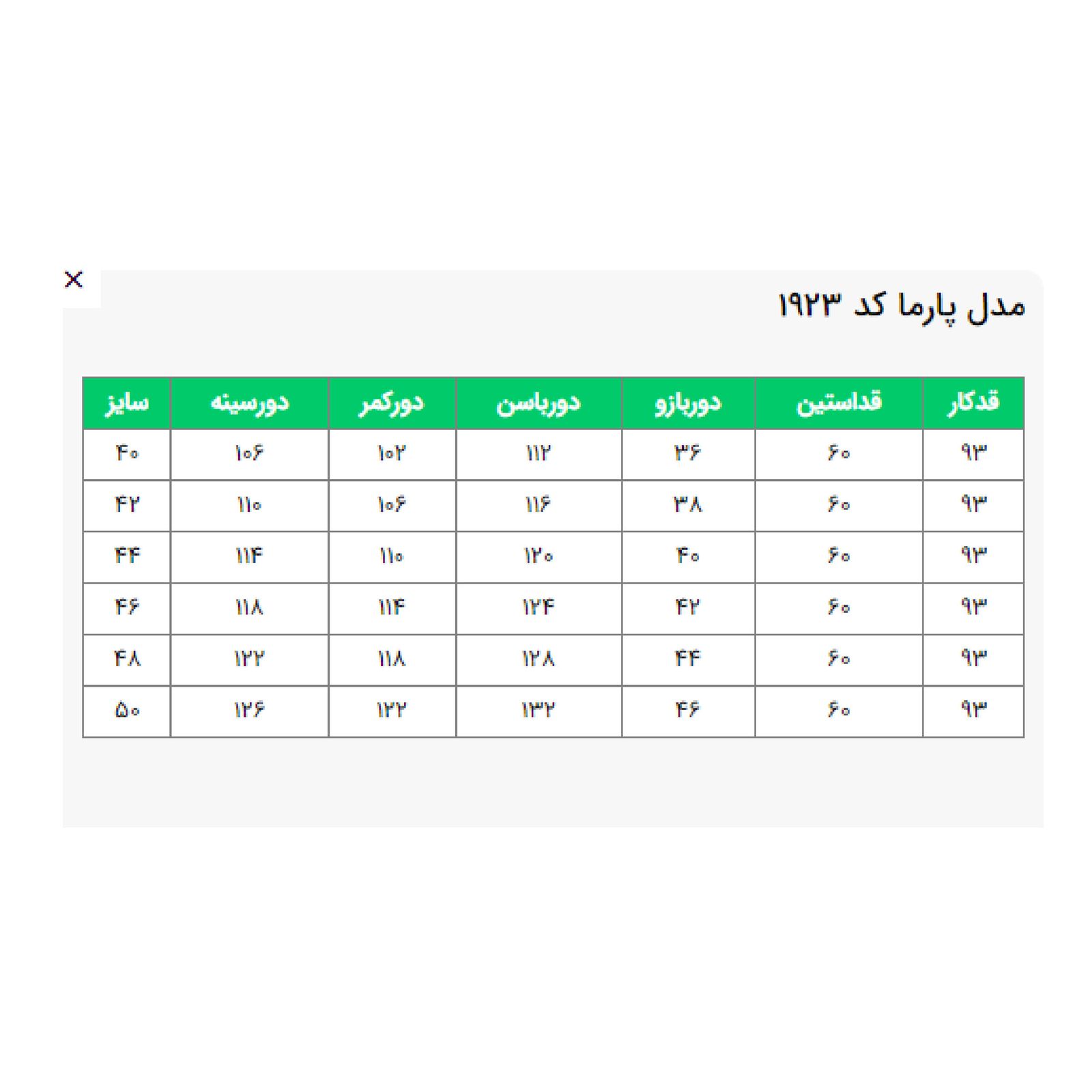 مانتو زنانه السانا مدل پارما کد 192301 -  - 7
