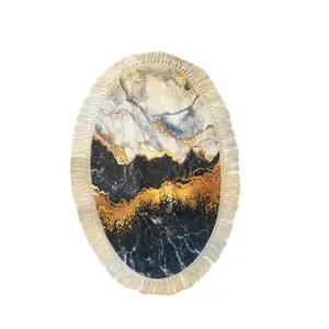 پادری مدل بیضی کد PA-004 سایز 49×79 سانتی متر