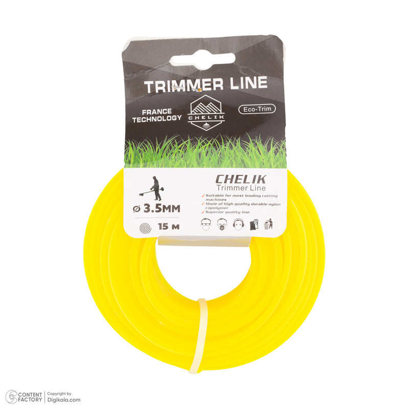 نخ علف تراش تریمر لاین مدل گرد کد 3.5mm-15m-T