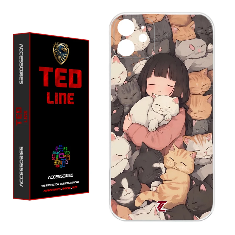 کاور تدلاین طرح گربه کد 1171 مناسب برای گوشی موبایل اپل Iphone 11