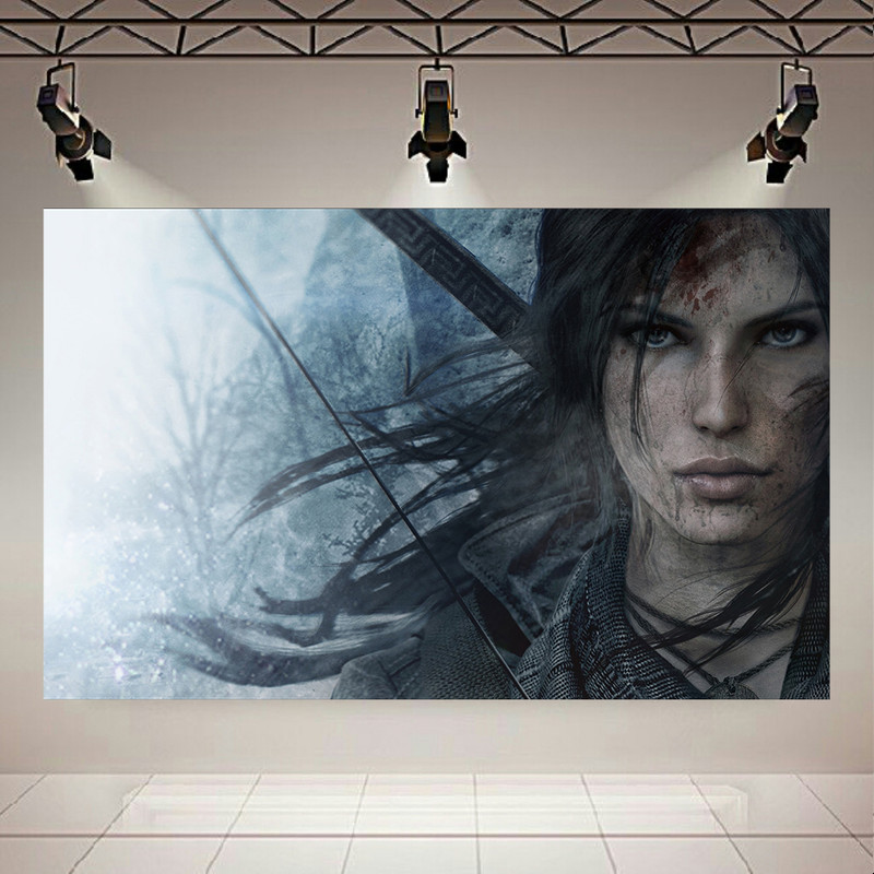 استیکر طرح گیم مدل Lara Croft Tomb Raider کدAR1253