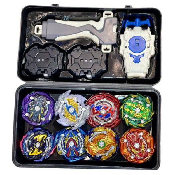 فرفره مدل انفجاری چمدانی کد BB-888-5 مجموعه 12 عددی