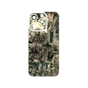 MAHOOT Collage of Skyscraper Cover Sticker for Apple iPhone 15 Pro