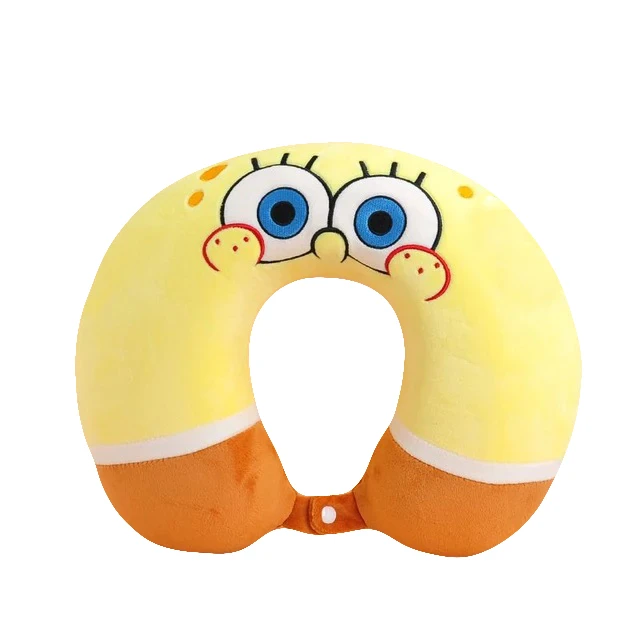 بالش دورگردنی طرح باب اسفنجی مدل JM110