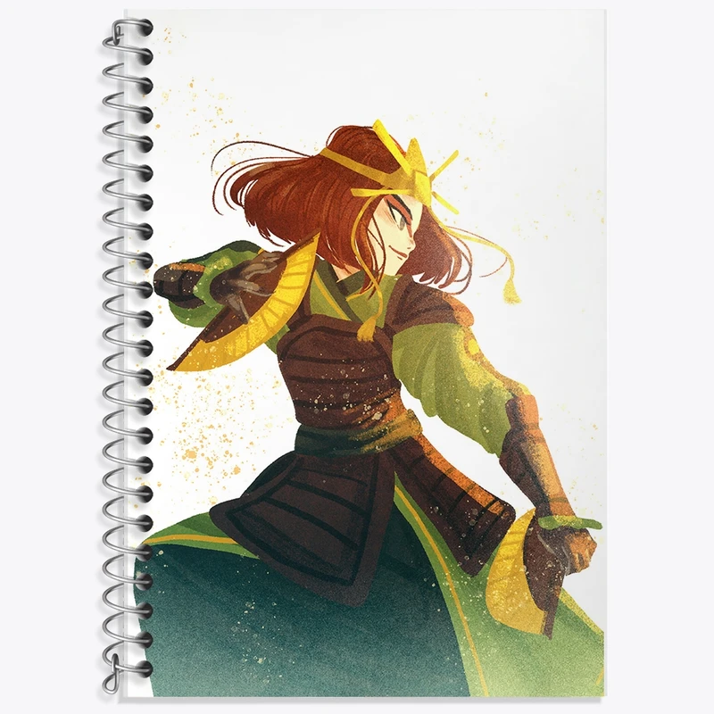 دفتر زبان 50 برگ خندالو مدل دو خط طرح انیمه آواتار (Avatar) کد F846