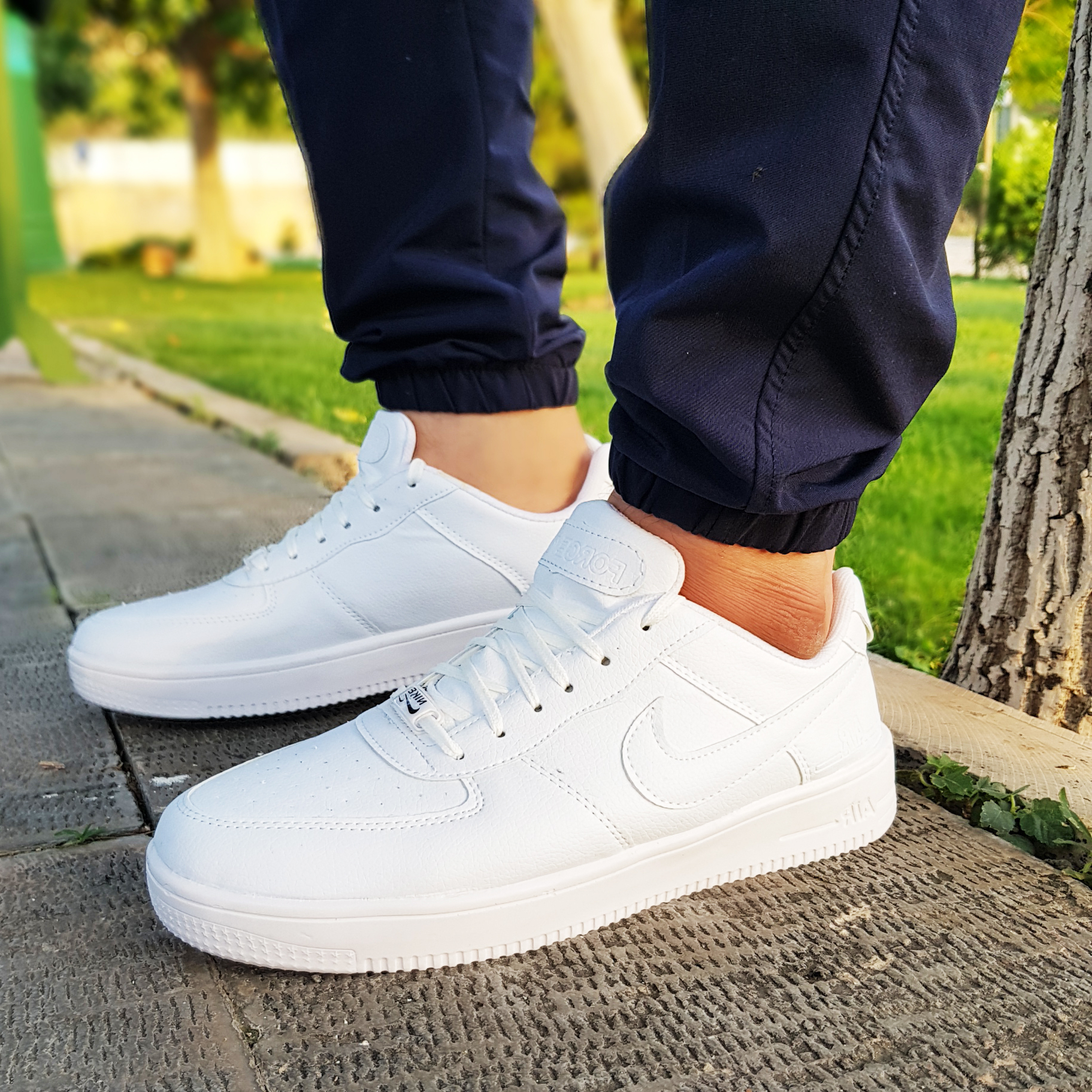 Plain white air force clearance ones