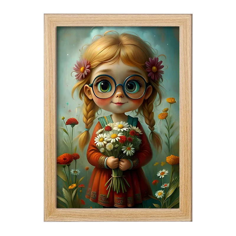 تابلو خندالو مدل دخترانه بانمک کد F7700