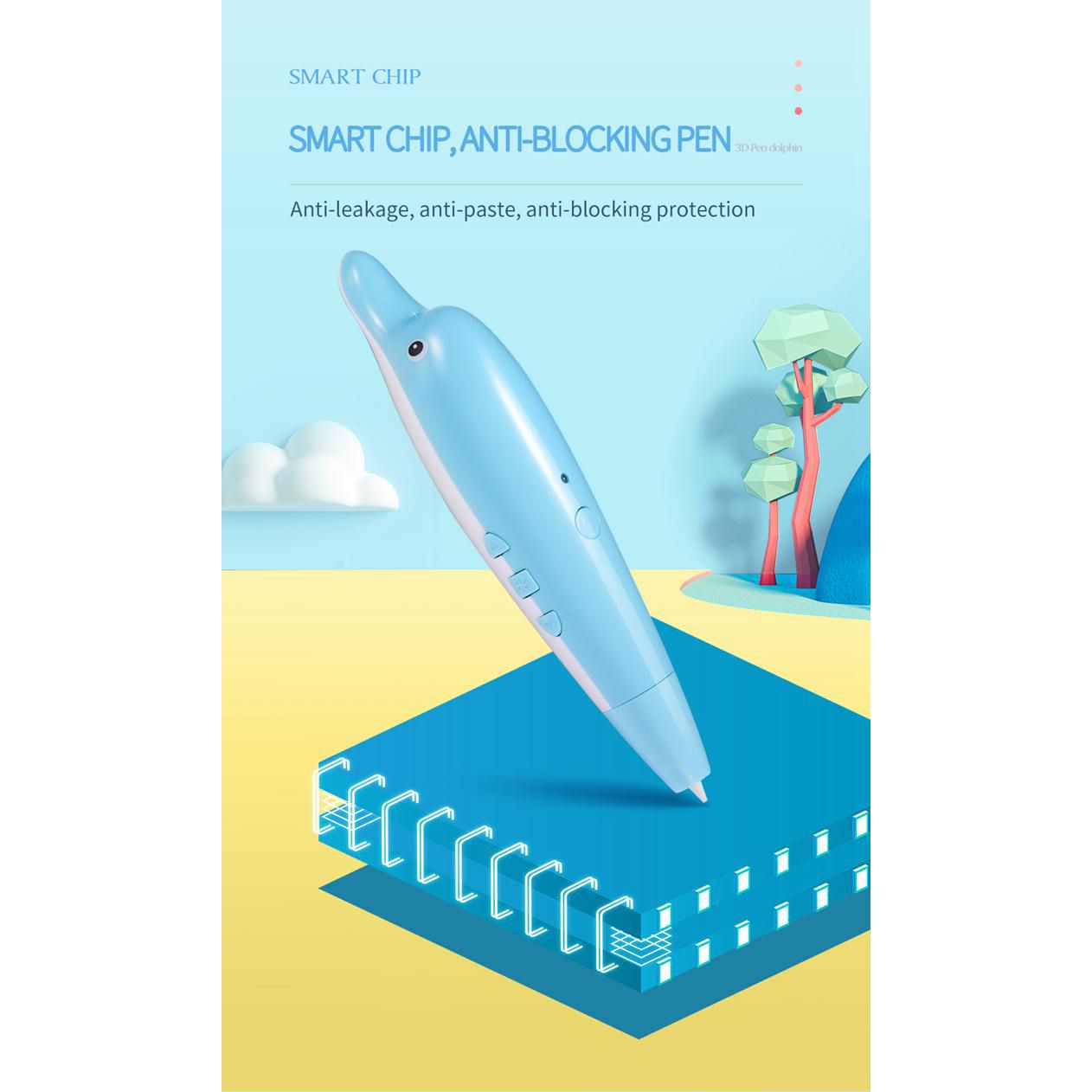قلم طراحی سه بعدی مدل 3dpen-Dolphin -  - 10