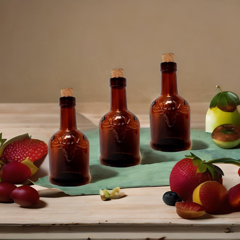 بطری مدل گوزن چوب پنبه کد SMALL-3 مجموعه 3 عددی بطری مدل گوزن چوب پنبه کد SMALL-3 مجموعه 3 عددی
