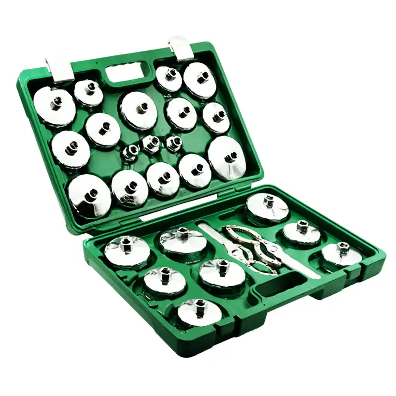 آچار فیلتر روغن مدل استیل آبکاری شده مجموعه 27 عددی