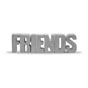 مجسمه بتنی طرح حروف مدل FRIENDS مجموعه 7 عددی