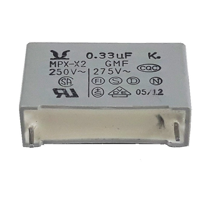 خازن پلی استر 330 نانوفاراد مدل MPX-X2 بسته 4 عددی