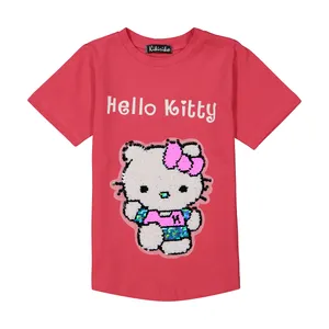 تی شرت دخترانه کیکی رایکی مدل KBB02818-006