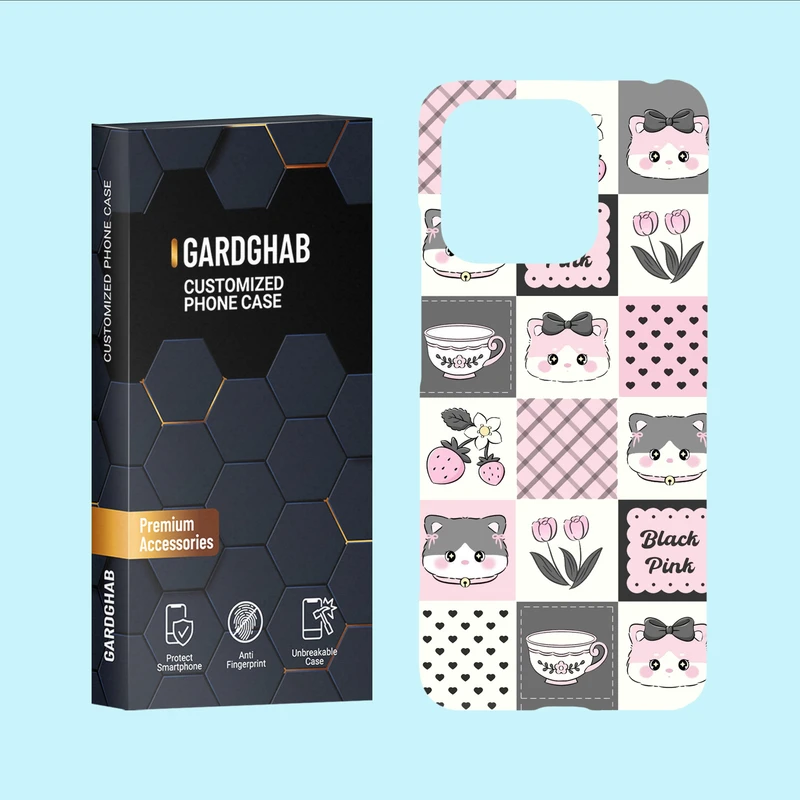 کاور گارد قاب مدل دخترانه مناسب برای گوشی  موبایل شیائومی Redmi 12C / Poco C55