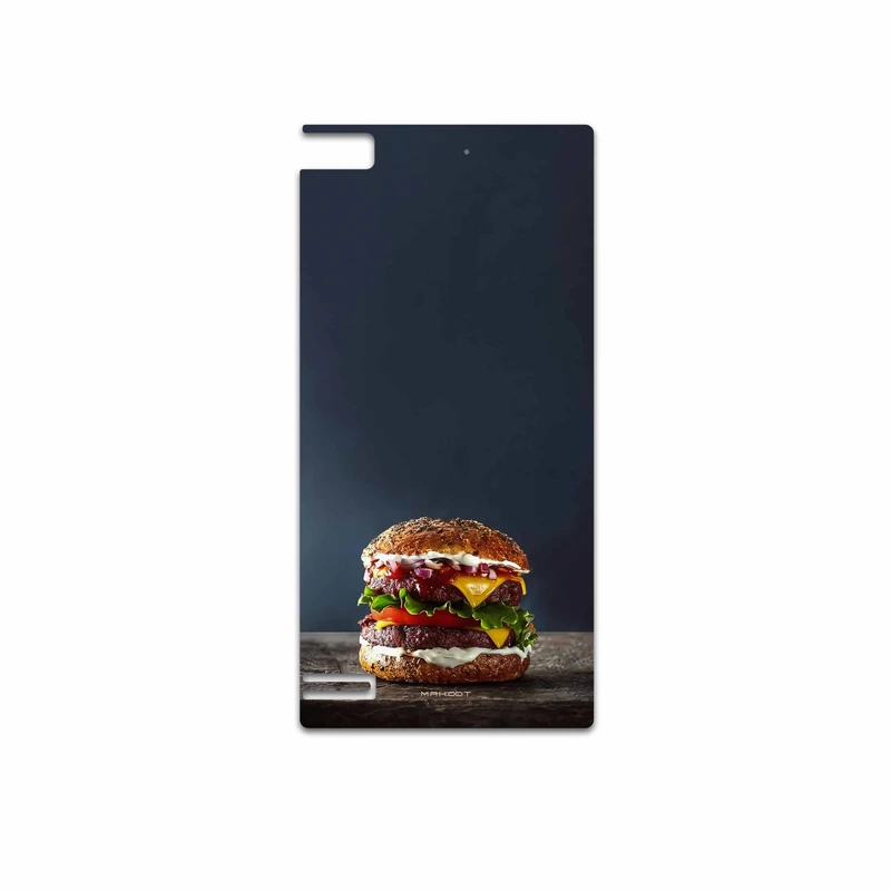 برچسب پوششی ماهوت مدل Hamburger مناسب برای گوشی موبایل بلک بری Z3