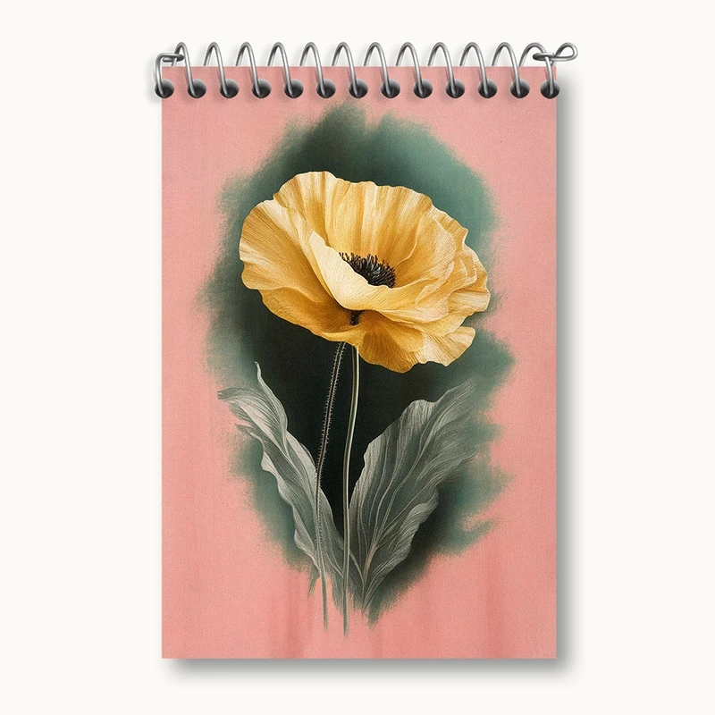 دفتر یادداشت 50 برگ خندالو مدل گل کد F1751