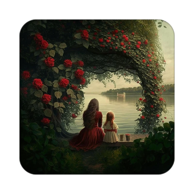 زیر لیوانی کاکتی مدل عاشقانه کد mp12778