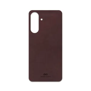 MAHOOT Matte-Dark-Brown-Leather Cover Sticker for Samsung Galaxy A56