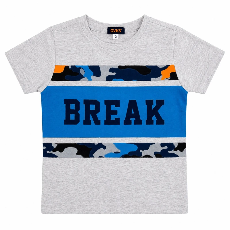 تی‌شرت آستین کوتاه بچگانه اورکیدز مدل break