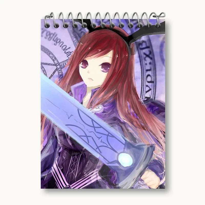 دفتر یادداشت 50 برگ خندالو مدل ارزا انیمه فری تیل Fairy Tail کد 16518