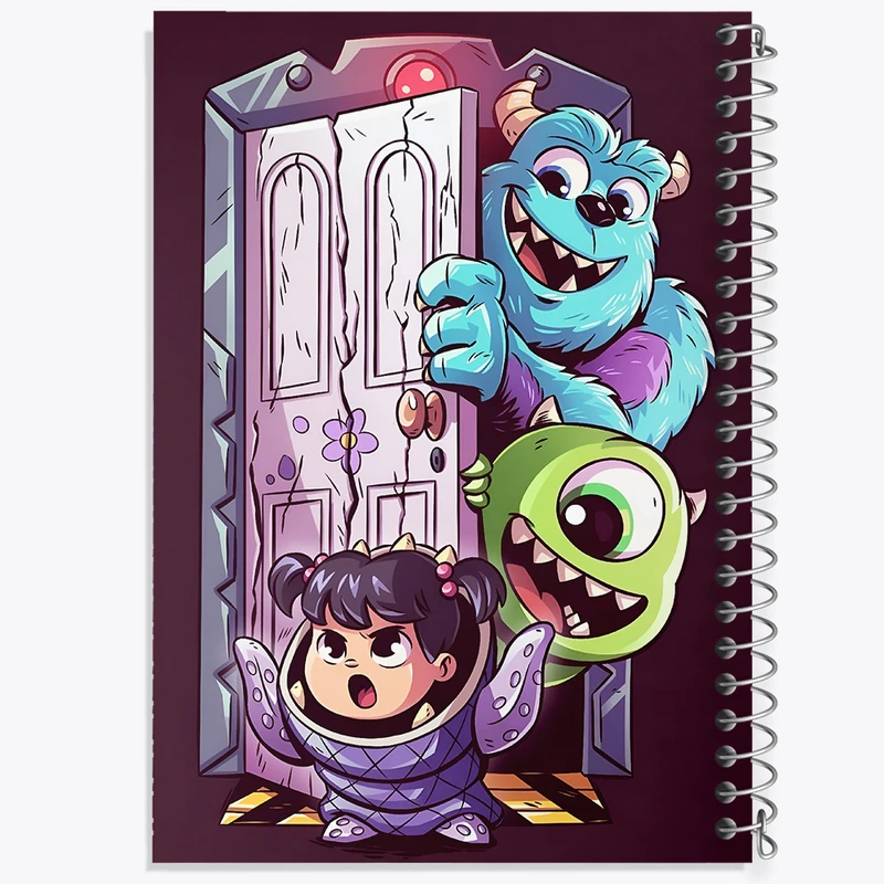 دفتر نقاشی 50 برگ خندالو طرح کارخانه هیولاها کد F8356