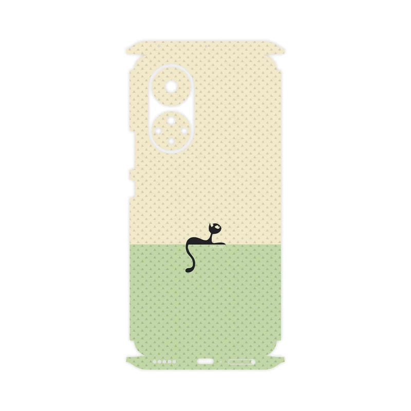 برچسب پوششی ماهوت مدل Minimal Internet Cat Icon-FullSkin مناسب برای گوشی موبایل آنر 50