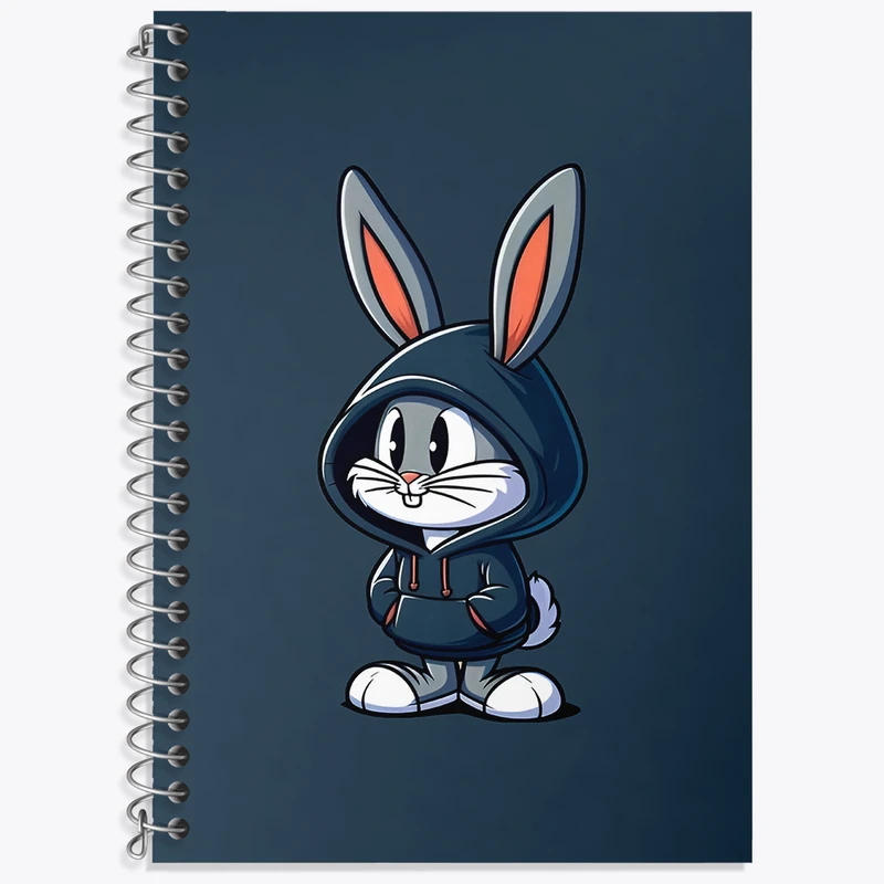 دفتر نت موسیقی 50 برگ خندالو طرح باگز بانی کد N5381