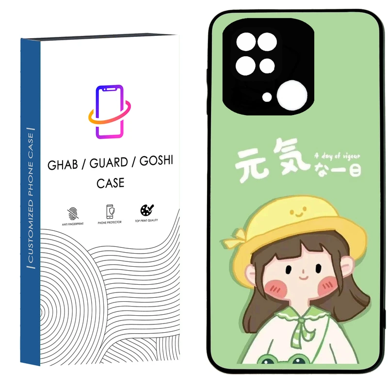 کاور قاب گارد گوشی طرح دخترانه کد 68 - TPU مناسب برای گوشی موبایل شیائومی Poco C40