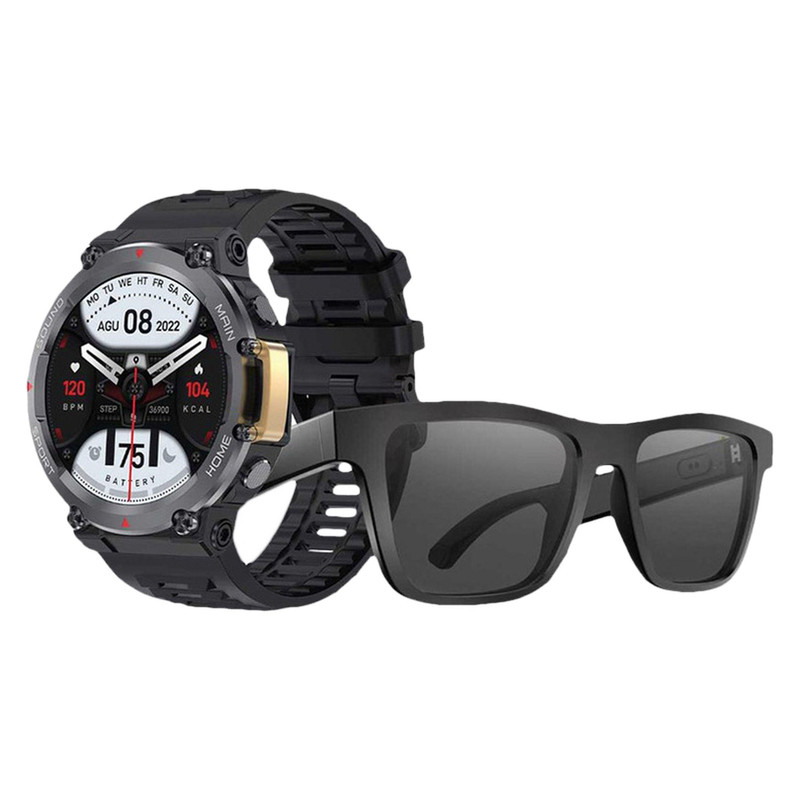 ساعت هوشمند گرین لاین مدل Smart Combo GNSMTCOMOBKGN به همراه عینک هوشمند