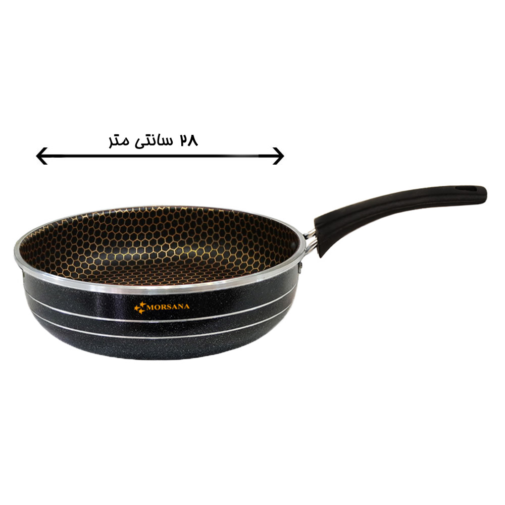 سرویس تابه 3 پارچه مُرسانا مدل زنبوری کد MZ3400 سرویس تابه 3 پارچه مُرسانا مدل زنبوری کد MZ3400