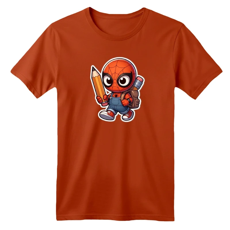 تی شرت آستین کوتاه بچگانه مدل مردعنکبوتی کد 01  